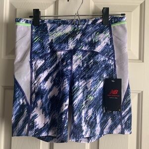New Balance Printed Impact 5in Running Short Sz M NWT
